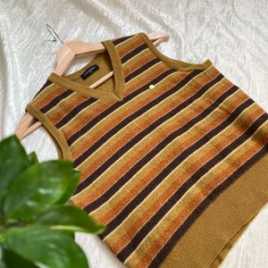 🎄EOS SALE 🎄 Striped Knit Vest Top