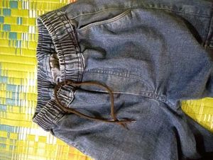 blue denim cargo jeans