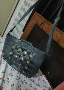 Grey Hand&amp; Shoulder Bag ♡