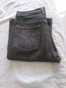 Light Black Colour Bell Bottom Jeans For Teenagers