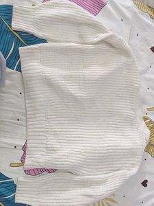 White Knit Cardigan 👀