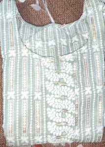 Elegant Embroidered Kurta