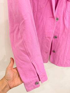 Pink Denim Jacket
