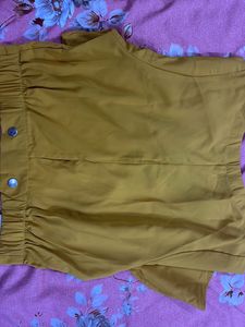 Yellow Crop Top