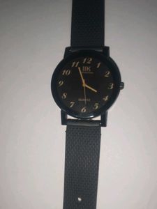 Classic Black Wrist Watch