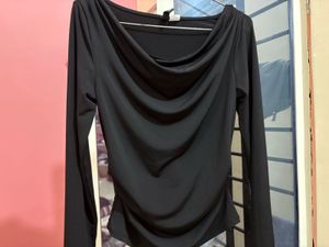 Elegant Black Long Sleeve Top