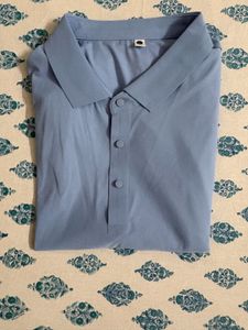 Blue Short Sleeve Polo Shirt