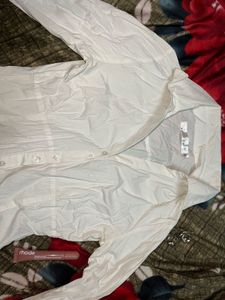 Both White Button-Down Shirt (shirt Bust 30 2nd32