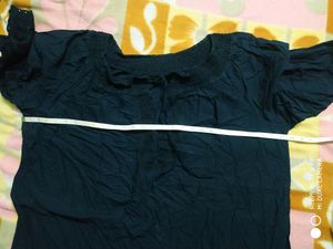 Plus size cotton cutwork Design 3/4 Sleeves Top