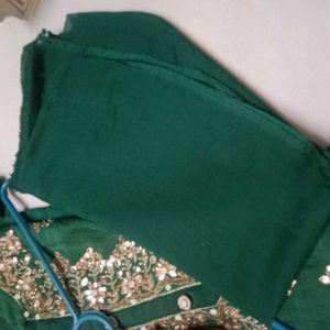 Emerald Green Embroidered Salwar Kameez