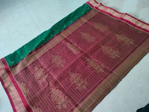 Silk Blend Banarasi Saree 💚♥️