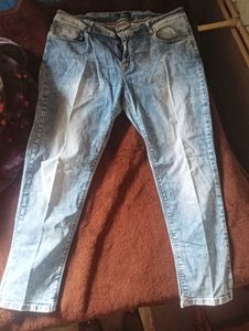 Acid Wash Denim Jeans