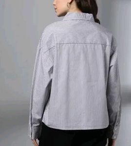 Striped Button-Down Shirt