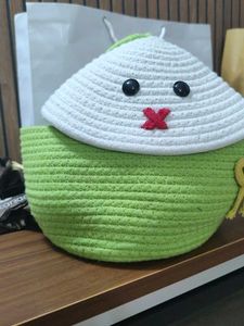 Cute Bunny Storage Box - Green