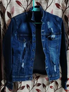 Distressed Denim Jacket