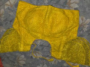 Yellow Embellished Blouse