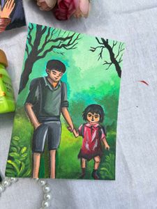Mini Father Daughter Paintings