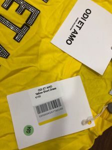 Odi Et Amo Yellow Top with Lace