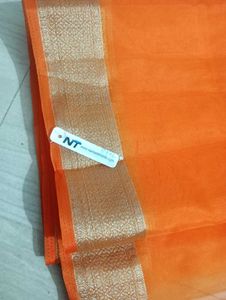 New Multicolour Organza Saree