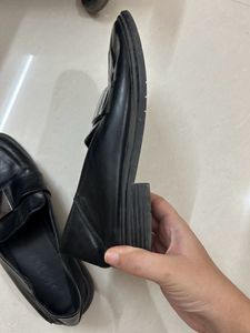 Leather Black Loafers