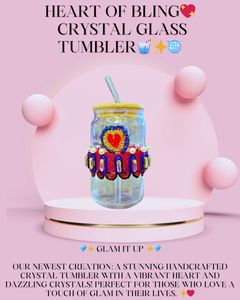 Crystal Designer Glass Tumbler