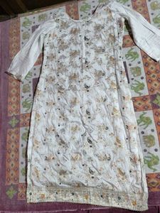 White Embroidered Salwar Kameez