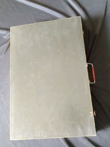 Used Wooden Geometric Box