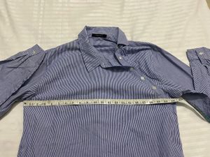 Striped Blue Shirt Bust Till 40