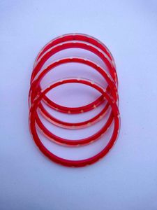Red Bangles Set Of 4