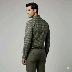 Patterned Formal Shirt