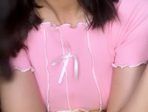Korean Pink Bow Top