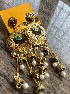 Big Colourful Jhumkas