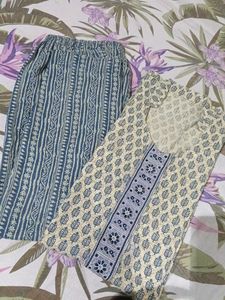 Cotton Comfort Kurta Pant Set