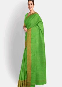 Elegant Green Saree