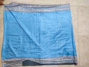 Sky Blue Color Saree