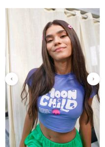 Moon Child Graphic Crop Top