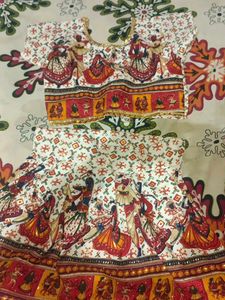 Girls' Ethnic Lehenga Choli Set