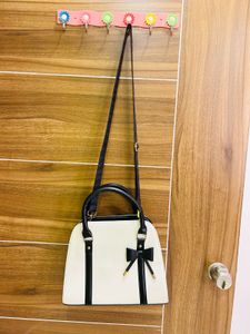 Chic Bow Accent Handbag