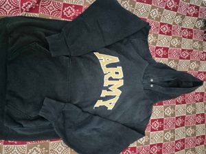 Army Print Hoodie