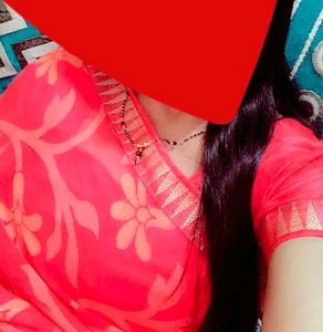 Elegant Pink Floral Saree Daily Wear