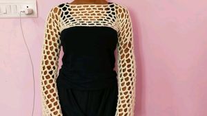 Crochet White Shrug