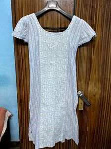 Blue Printed Kurta