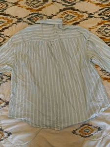 Striped Casual Boyfriend Shirt