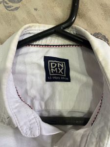 Boys White Shirt DNMX