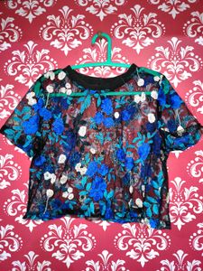 Floral Embroidered Top