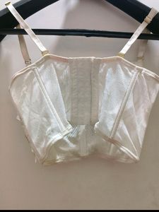 White Leaf Corset Brallete
