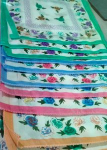11 Floral Handkerchiefs