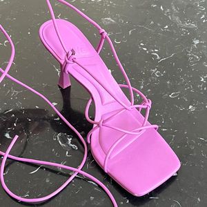 Mango Purple Solid Mid-top Block Gladiator