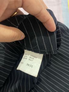 Pinstripe Flared Pants
