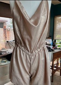 Gold Playsuit